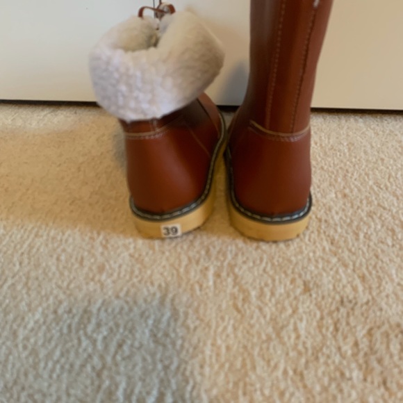 Boots; never worn. Style up or fold down. - Picture 4 of 4